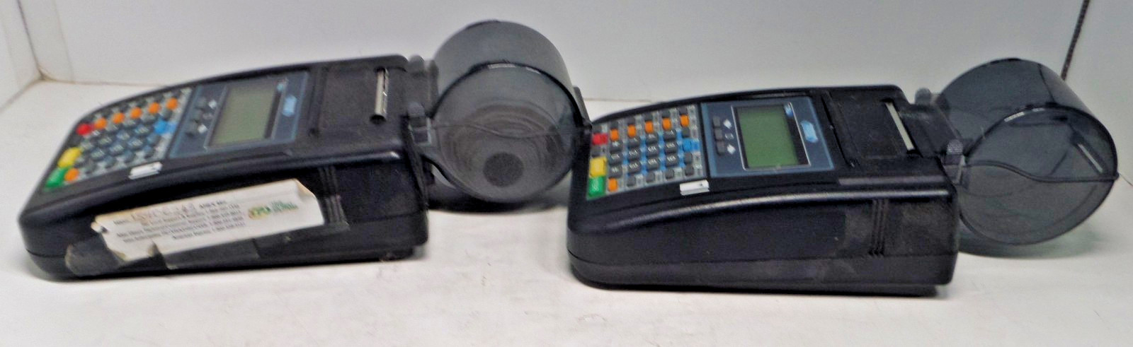 2x Hypercom T7Plus credit card terminals NO POWER SUPPLIES