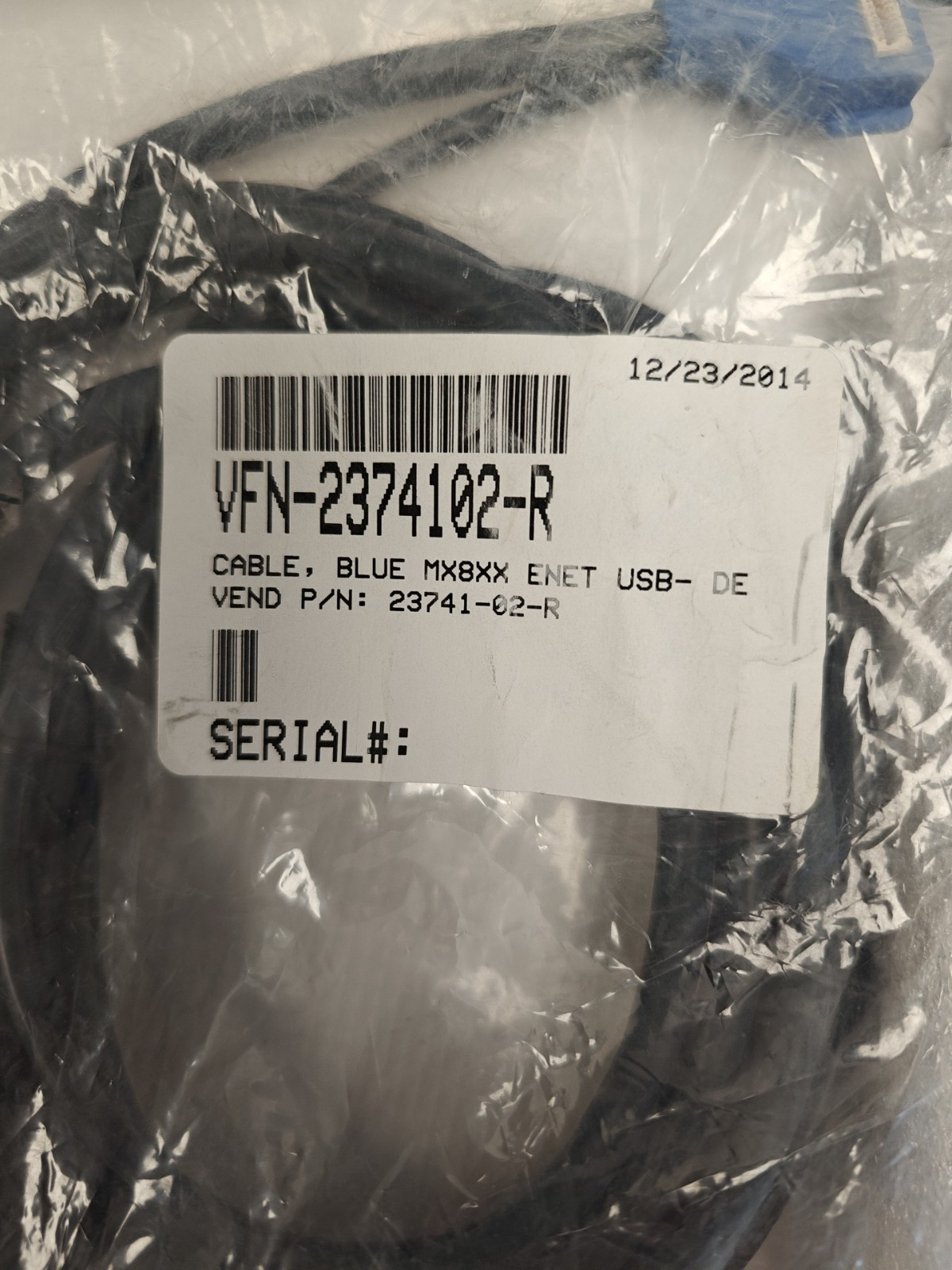 OEM Verifone Blue Mx USB Cable 23741-02-R for Mx850/860/870/915/925 #398 z63b508