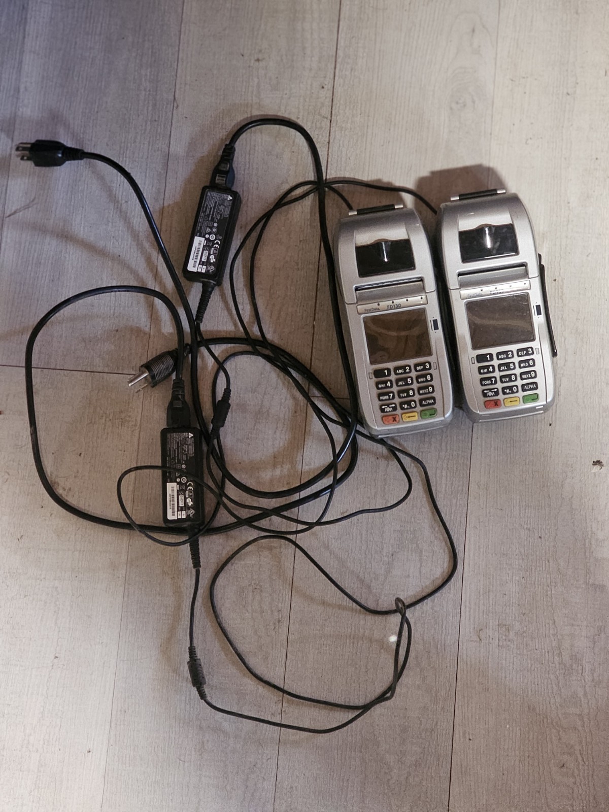( Pack Of Two! ) First Data FD130 all-in-one countertop credit card terminals