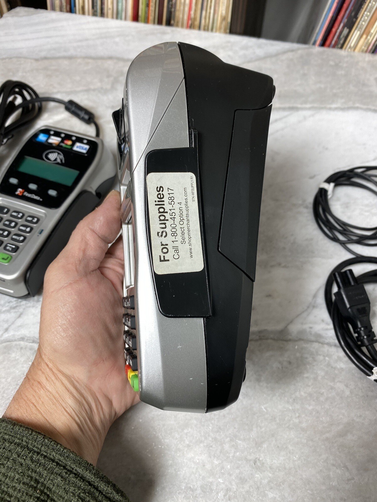 FIRST DATA FD-130 AND RP10 CREDIT CARD TERMINAL PIN PAD BUNDLE -FREE SHIPPING!