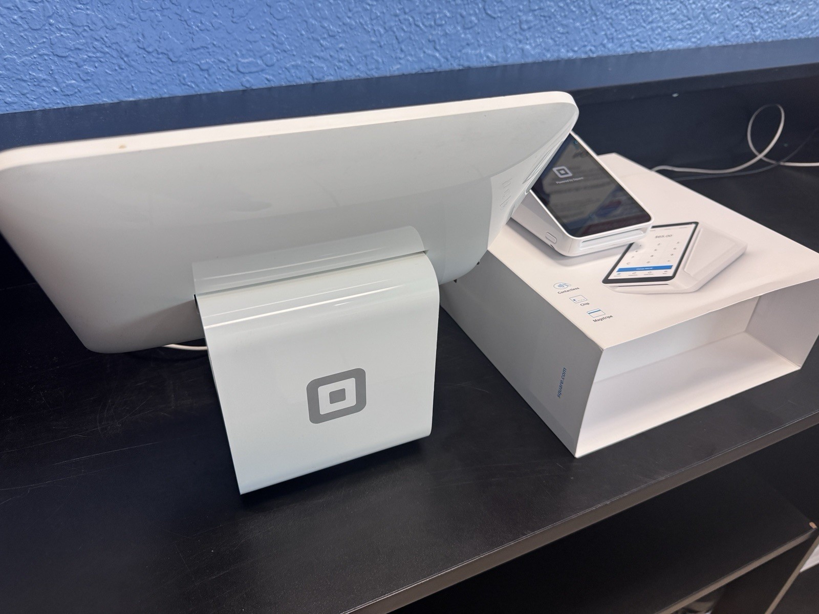 Square Terminal, an all-in-one credit card machine and point-of-sale system Used