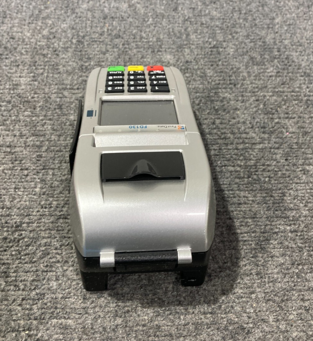 FIRST DATA FD130 CREDIT CARD TERMINAL w/ Power Cord – Open Box –