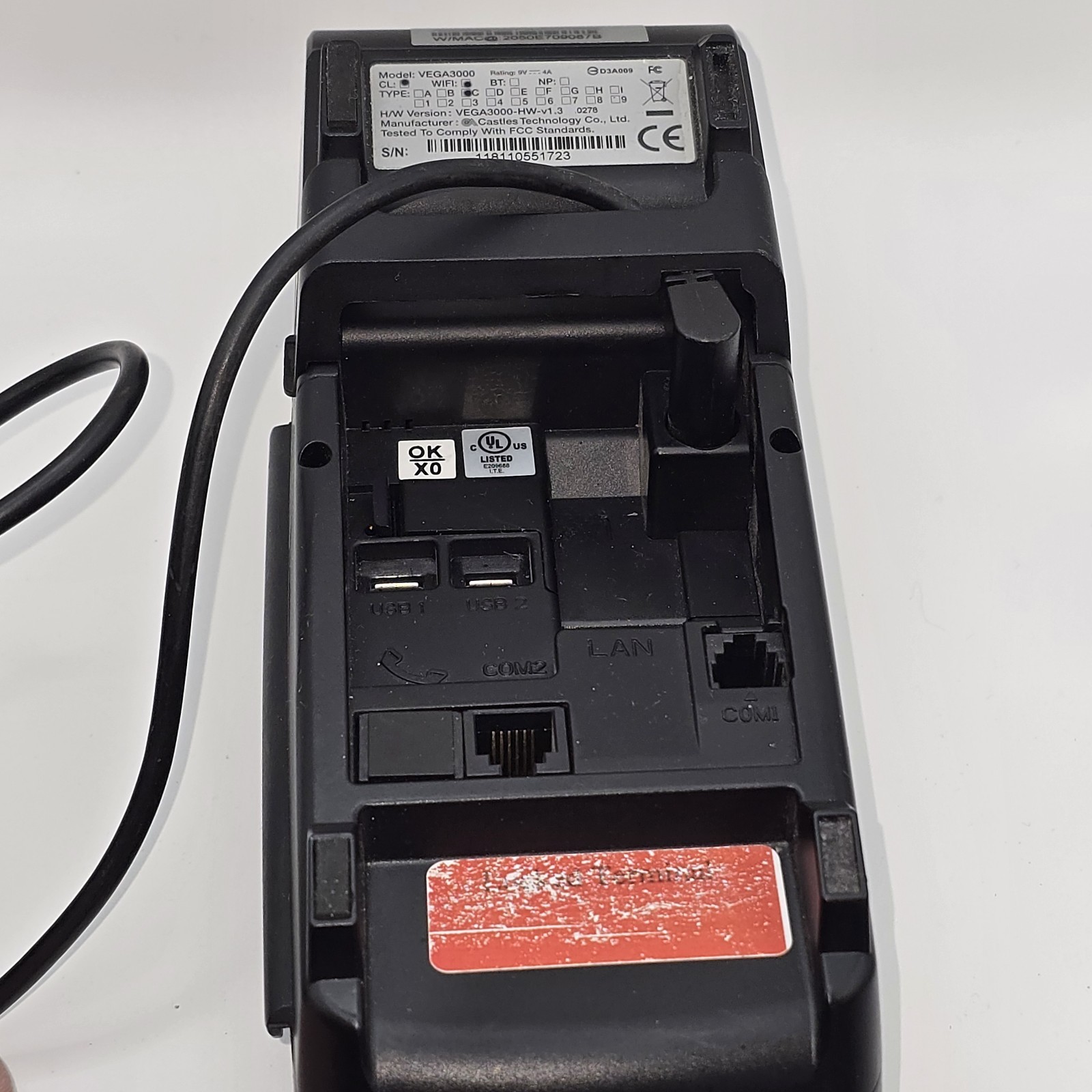 DEJAVOO Z11 VEGA3000 Credit and Debit Card Terminal