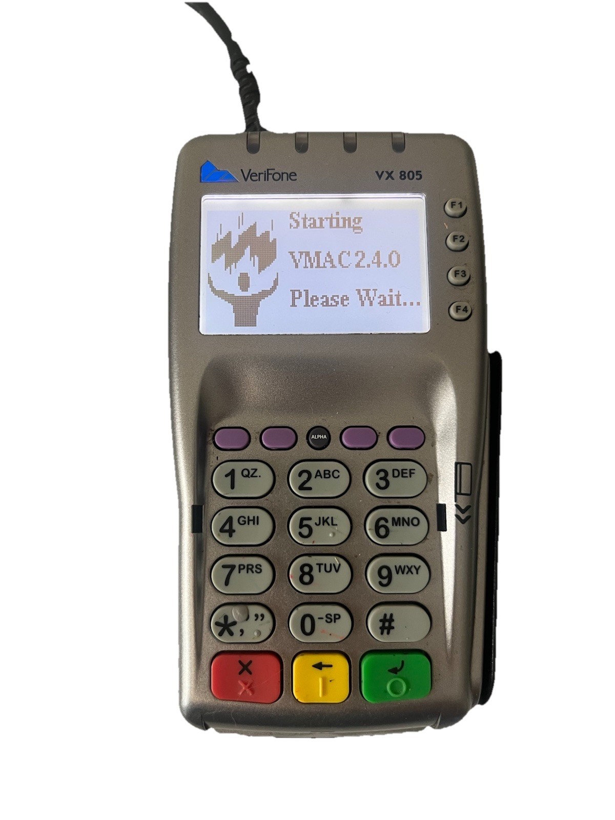Verifone VX805 Credit Card Reader Terminal Working Condition With Power Cord!