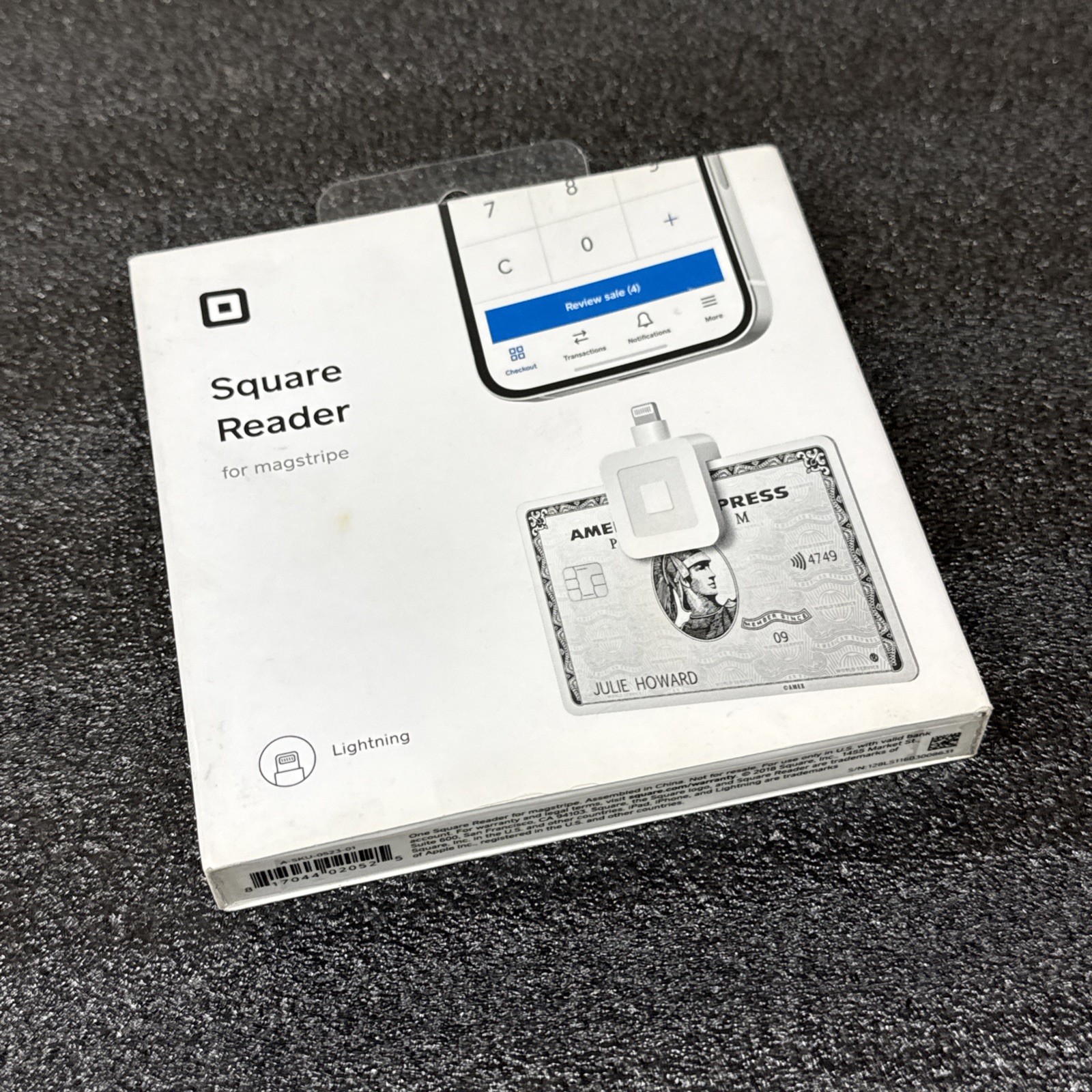 Square A-SKU-0523-01 Reader for Magstripe iPhone Lightning Connector New Sealed