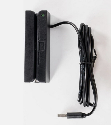 Msr90 Swiper Magnetic Credit Card Reader USB 3-Tracks Hi/Lo Data Collector Wedge