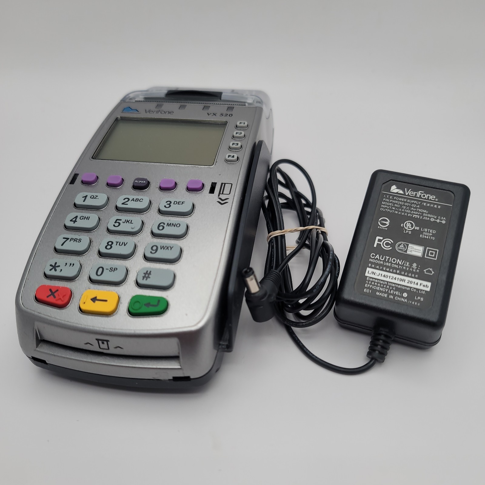 VeriFone VX520 Credit Card Terminal POS Machine Working