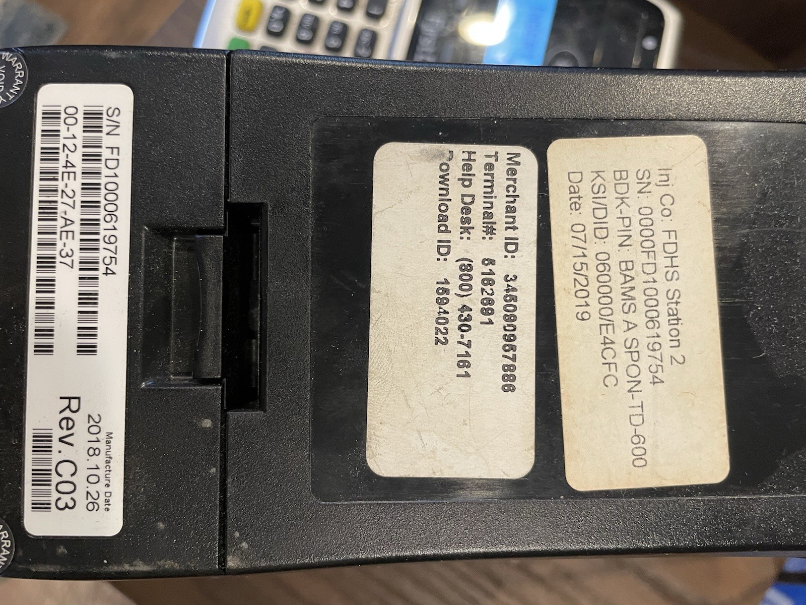 First Data FD130 Credit Card Machine with FD35 PIN pad Included