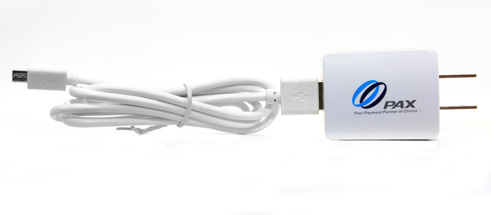 Genuine PAX A920 5V USB Adapter PSU Power Supply /w Cable -White (GLH50D2000HW)