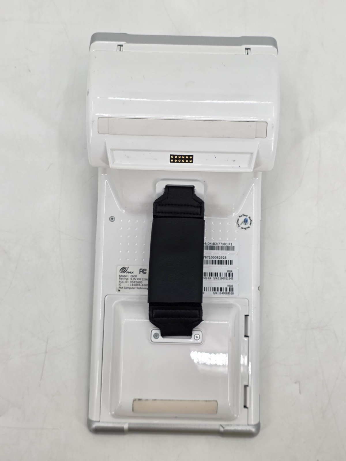 PAX E600 8″ All-In-One Android Terminal E600-A1100-0341-502-EA ~ Factory Reset