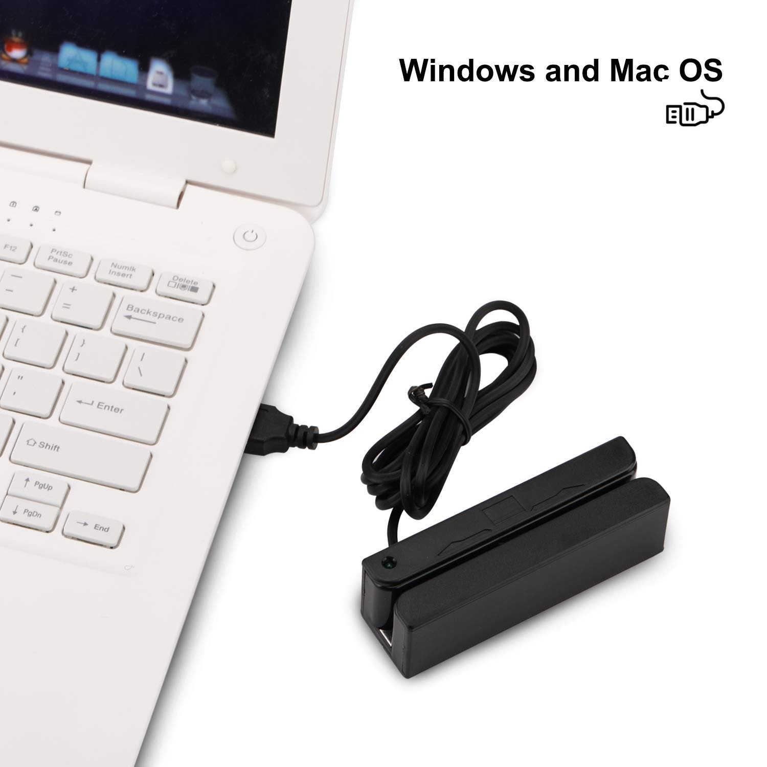 Mini USB Magnetic Credit Card Reader 3 Tracks MSR90 MSR6 Reader for Sale