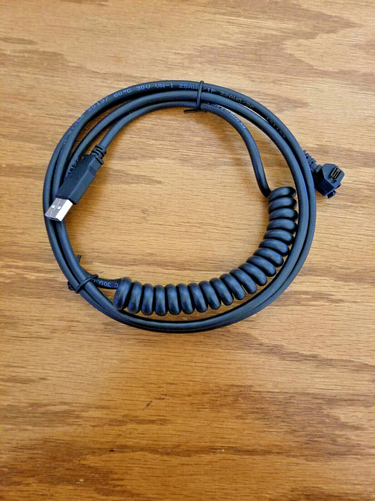 Verifone POS VX810 VX820 14 Pin to USB A Coiled Cable Model 08398-02-R * NEW *