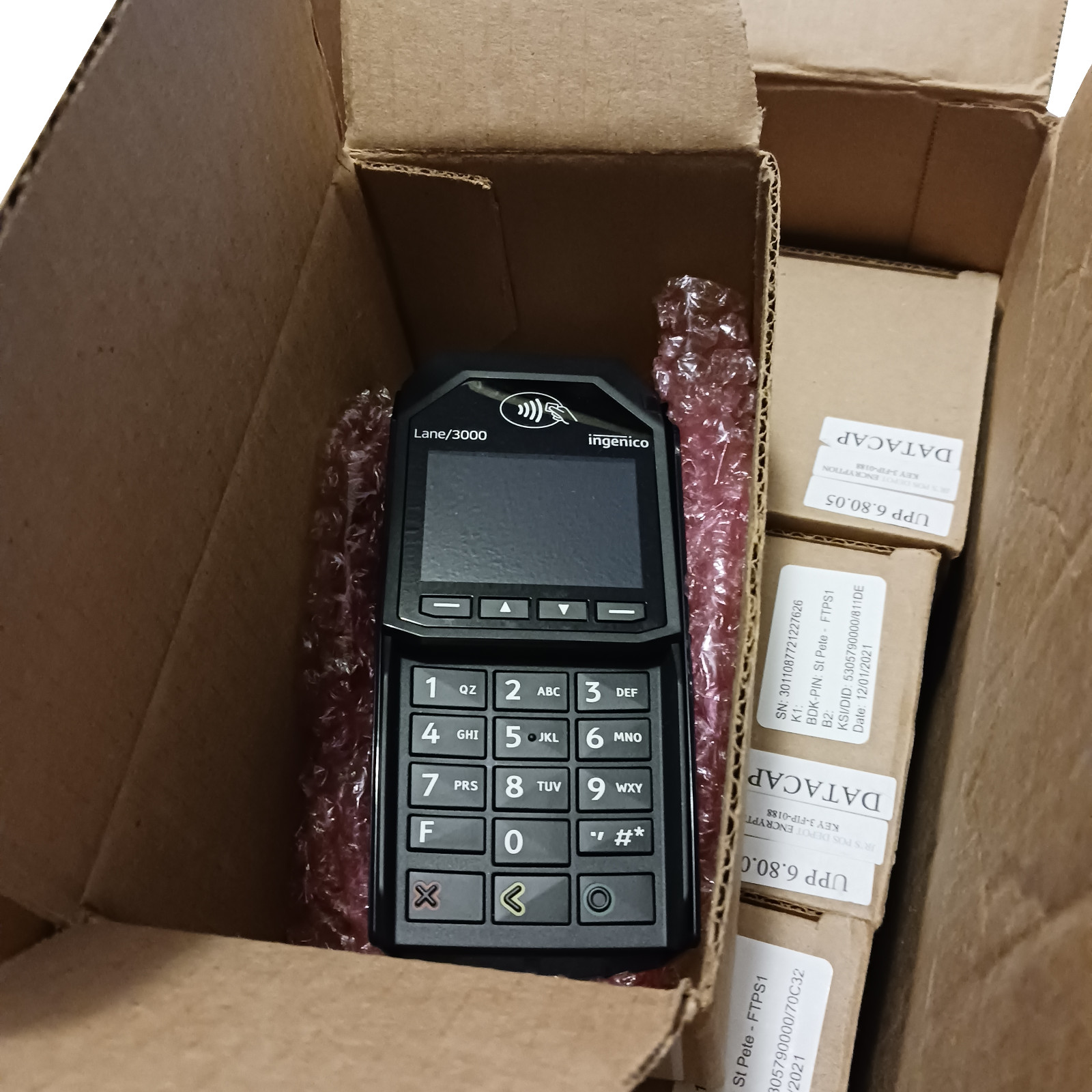 LANE 3000 CARD READER LOT OF 6 – Ingenico Credit Card, Encrypt, Business