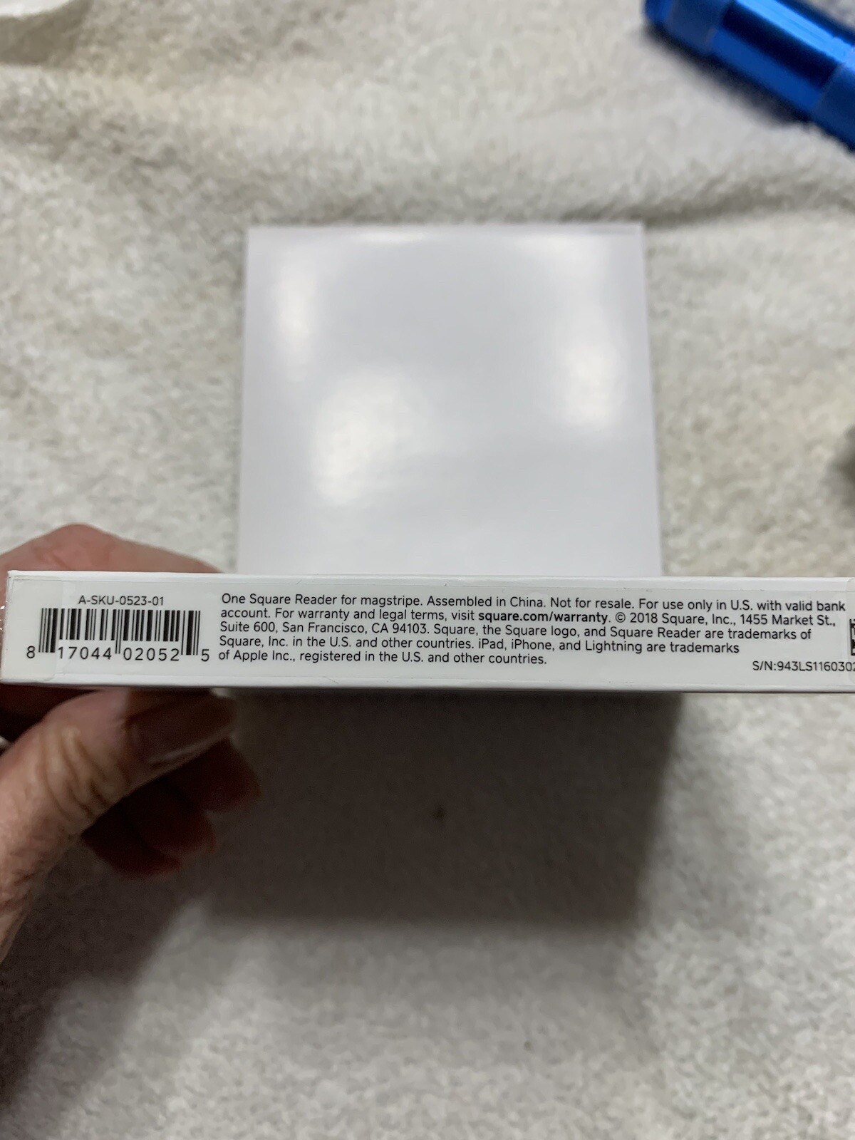 Lot Of 4, New In Box, Square A-SKU-0523-01 Reader for Magstripe Lightning Conn