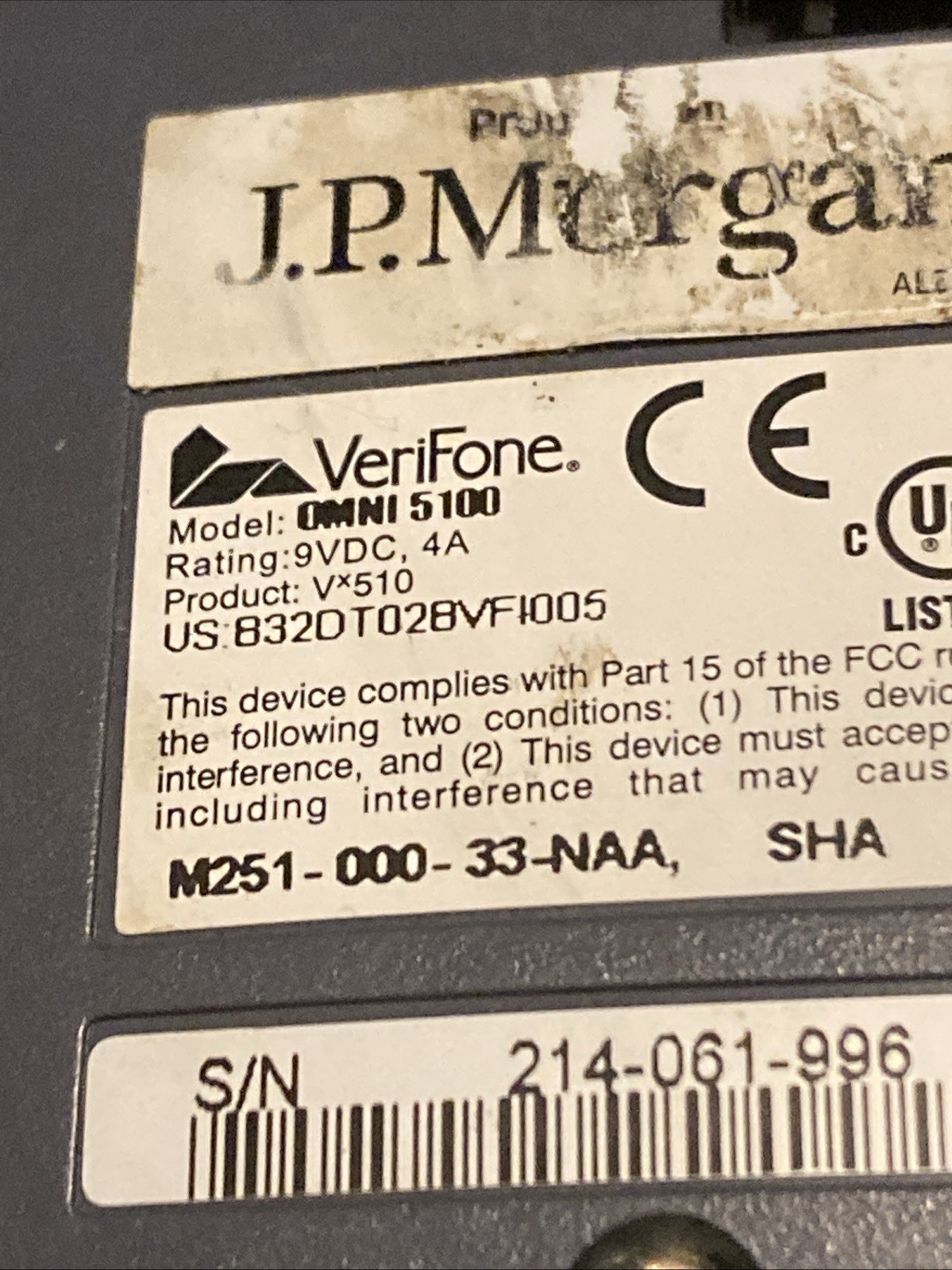 Lot of 6 VeriFone 510, VX510, 570 Credit Card Terminal Parts Only Untested