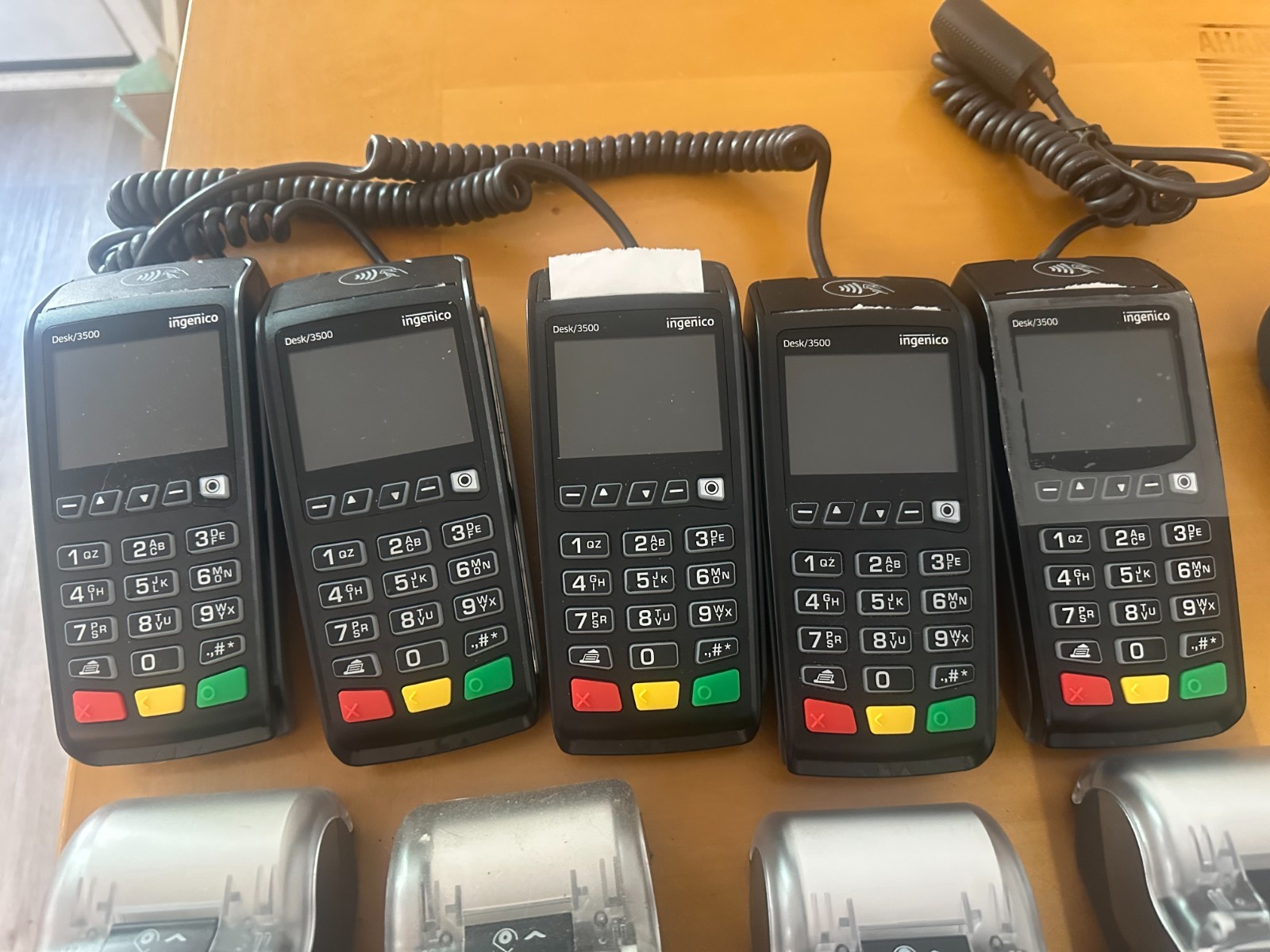 Credit Card Terminals, Ingenico 3500/1500, Verifone T650’s, P400 Pin pads