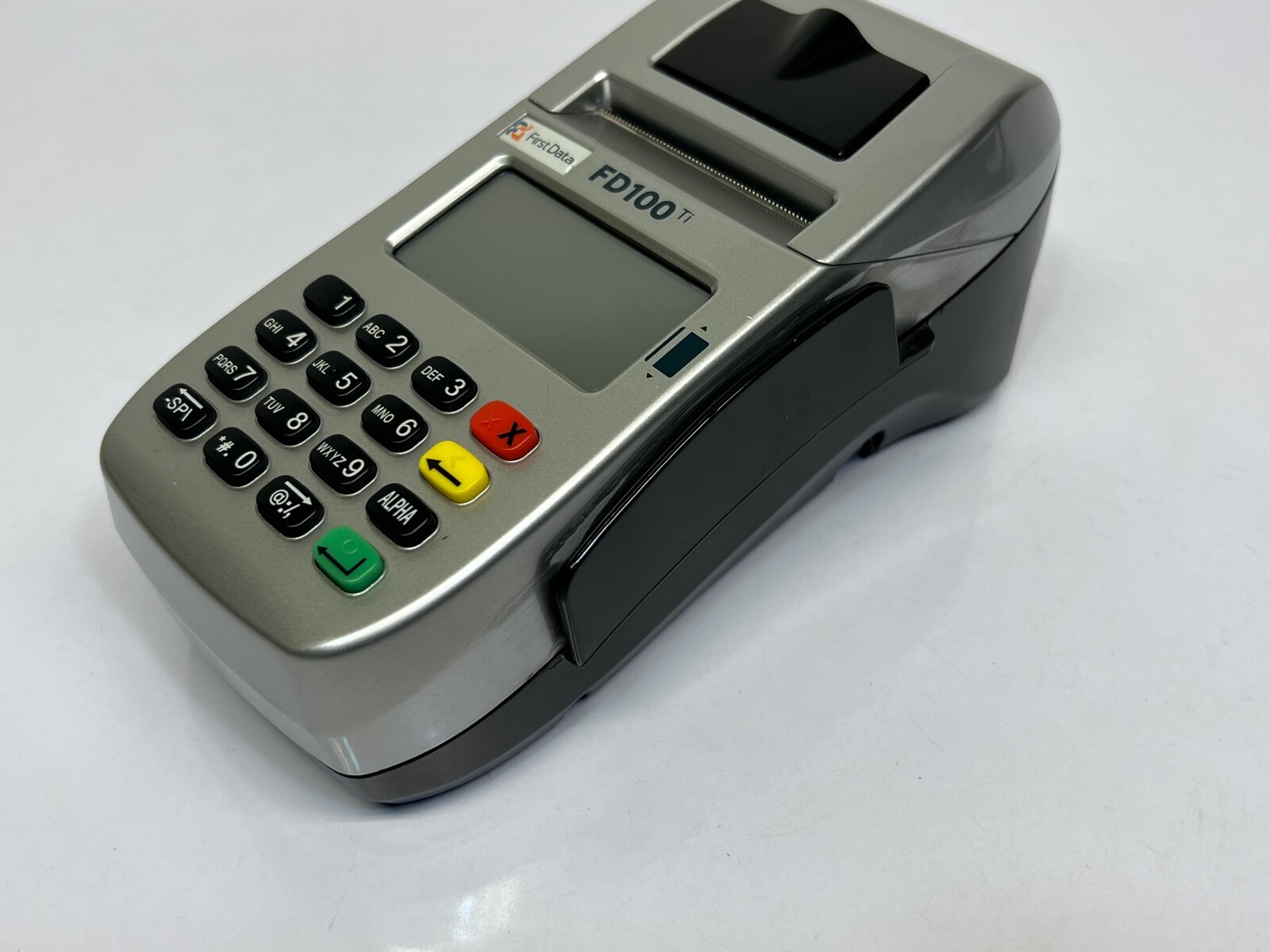 First Data FD100ti Silver Credit Card Terminal – Power cord