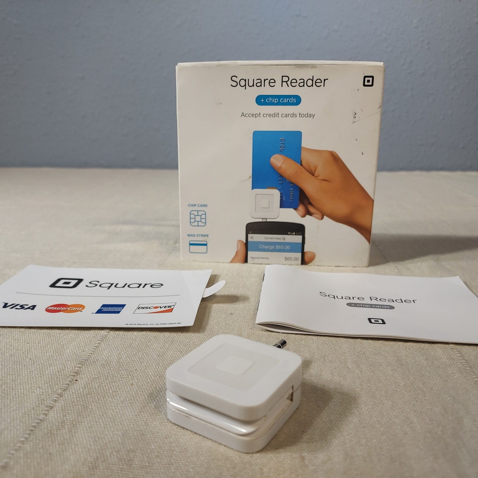 Mag Strip Swiper & Chip Reader Combo Square C-Card Hardware 3.5mm Headphone Jack