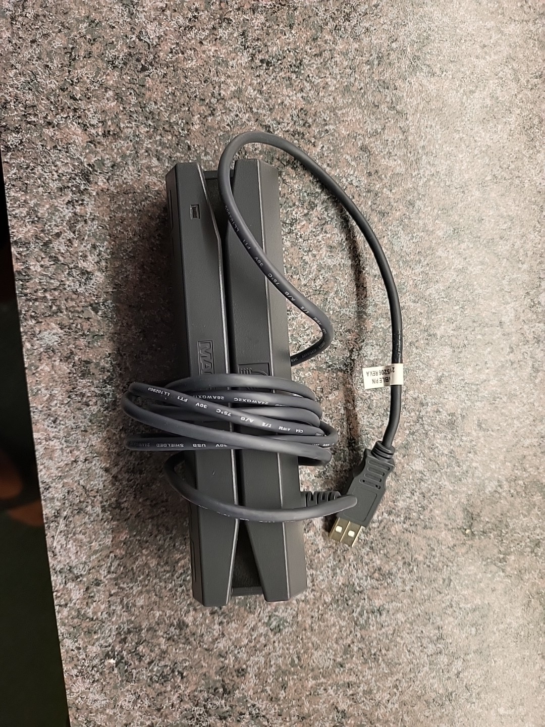 MagTek Credit Card Reader Swipe Black PN-21073008-USB Connection