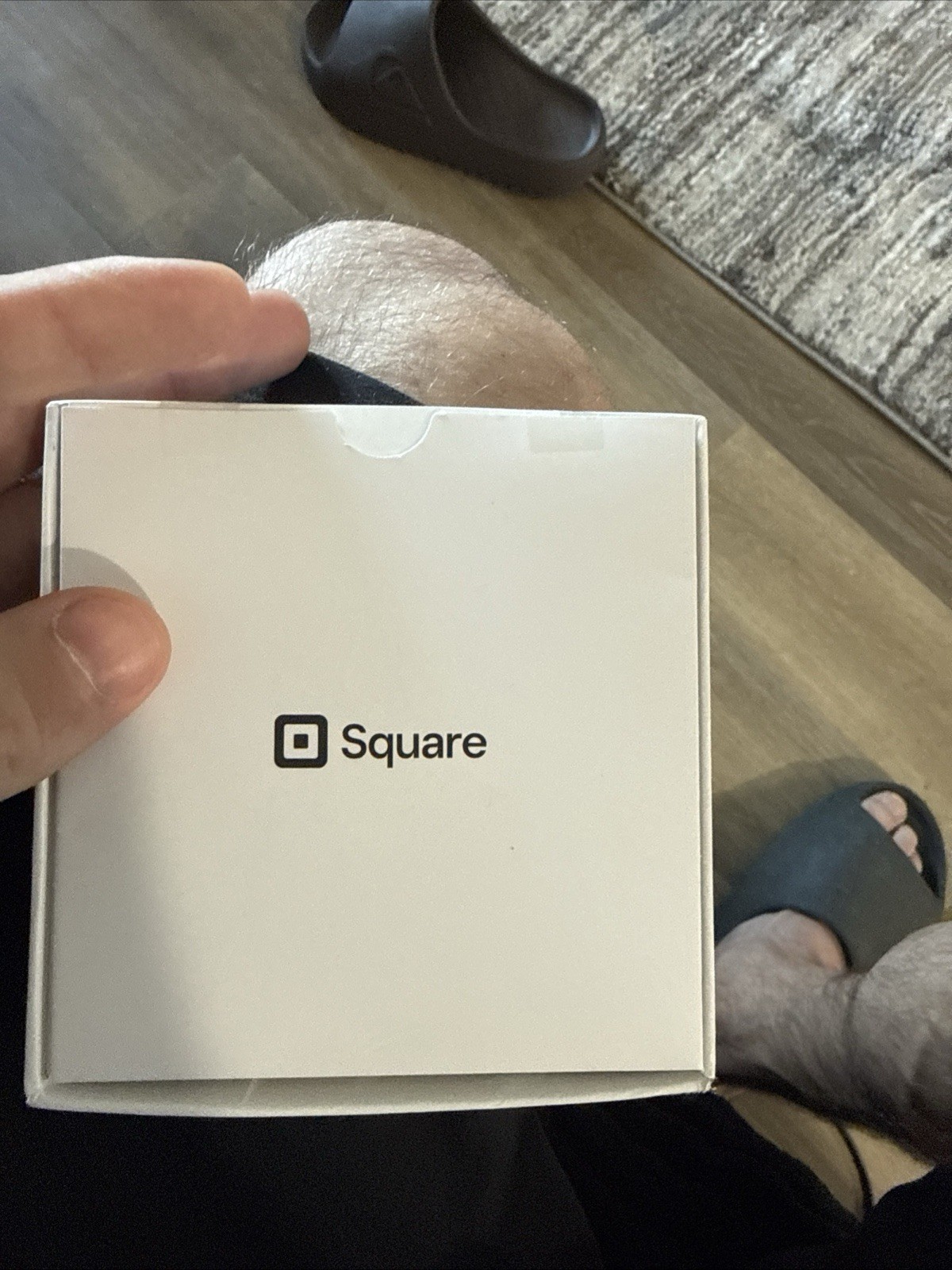 Square Credit Debit Card Reader – White for Apple iPhone With Lightning Adapter