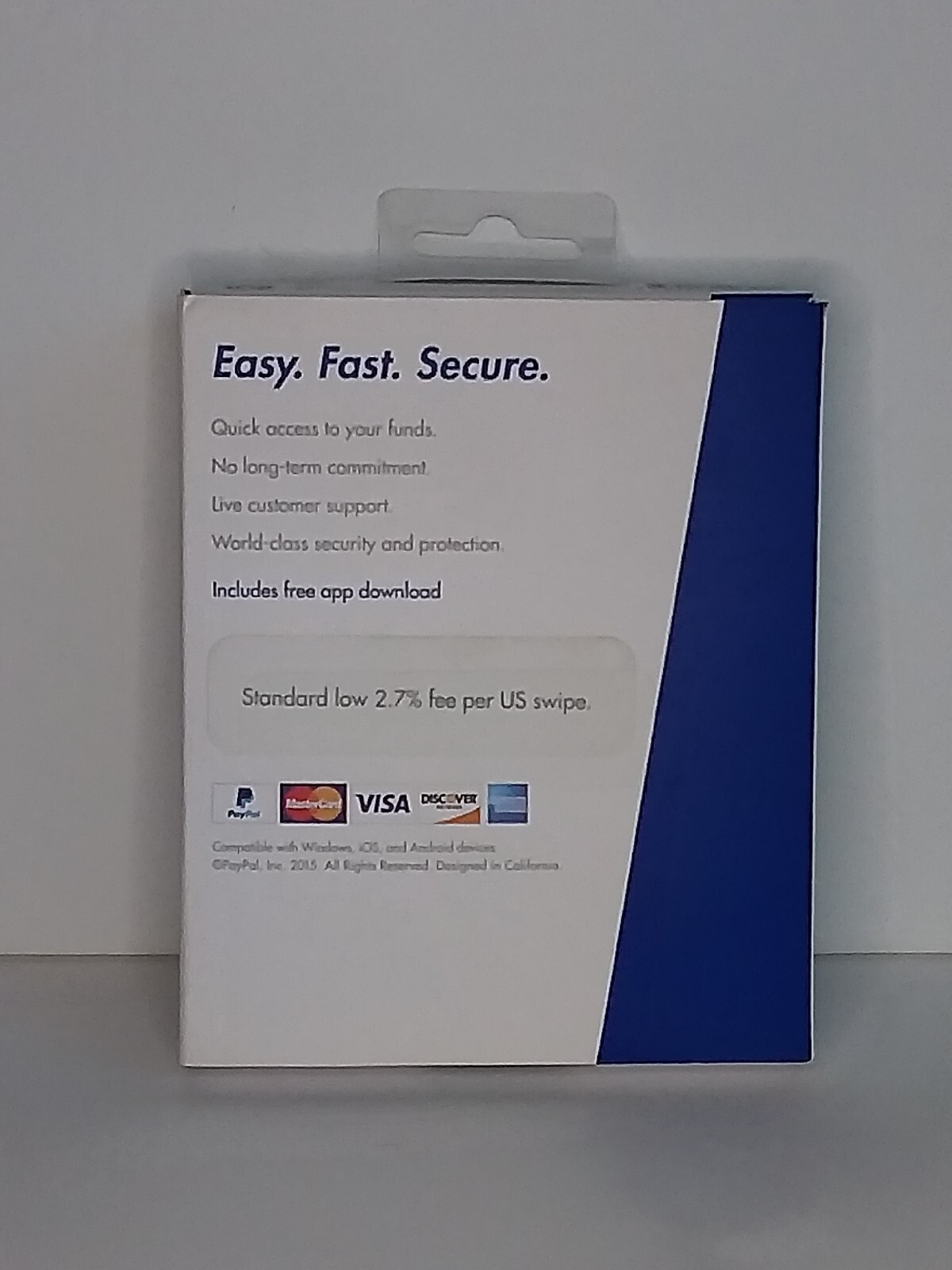 PayPal Mobile Card Reader Compatible W/ IPhone, Android and Windows Devices