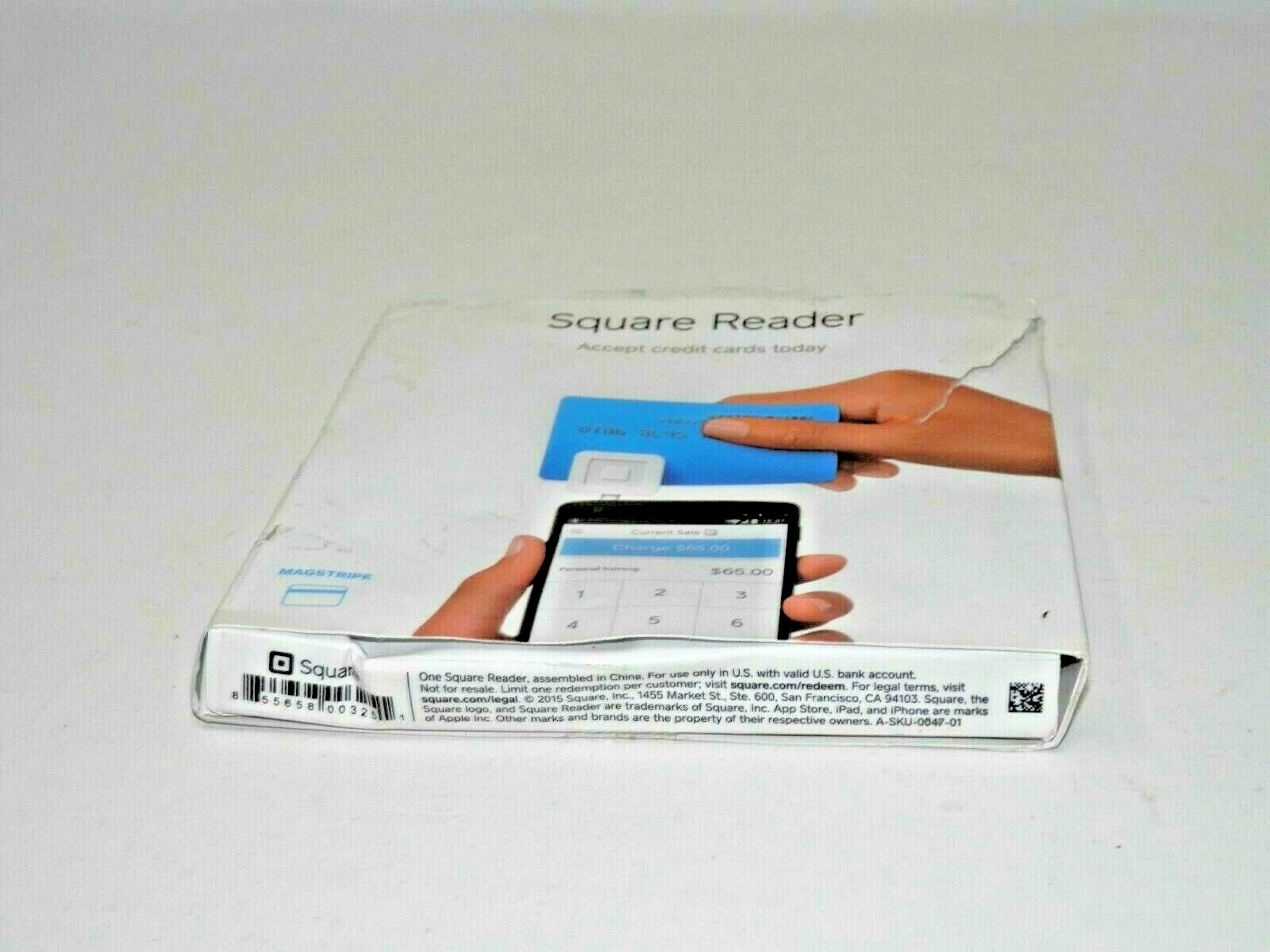 Square Reader for Magstripe (w/ Headset Jack) Accept Credit Cards iPhone Android