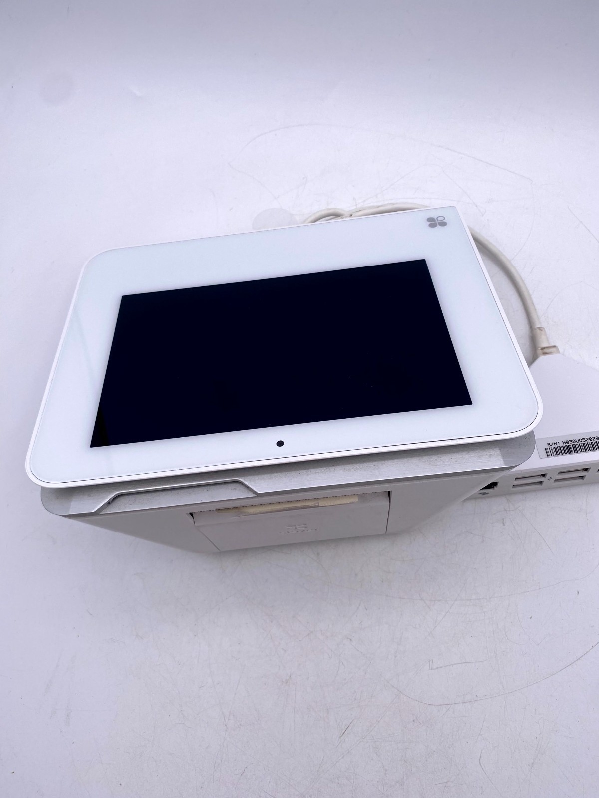 Clover Mini Point of Sale System Touchscreen Display Credit Card Terminal White