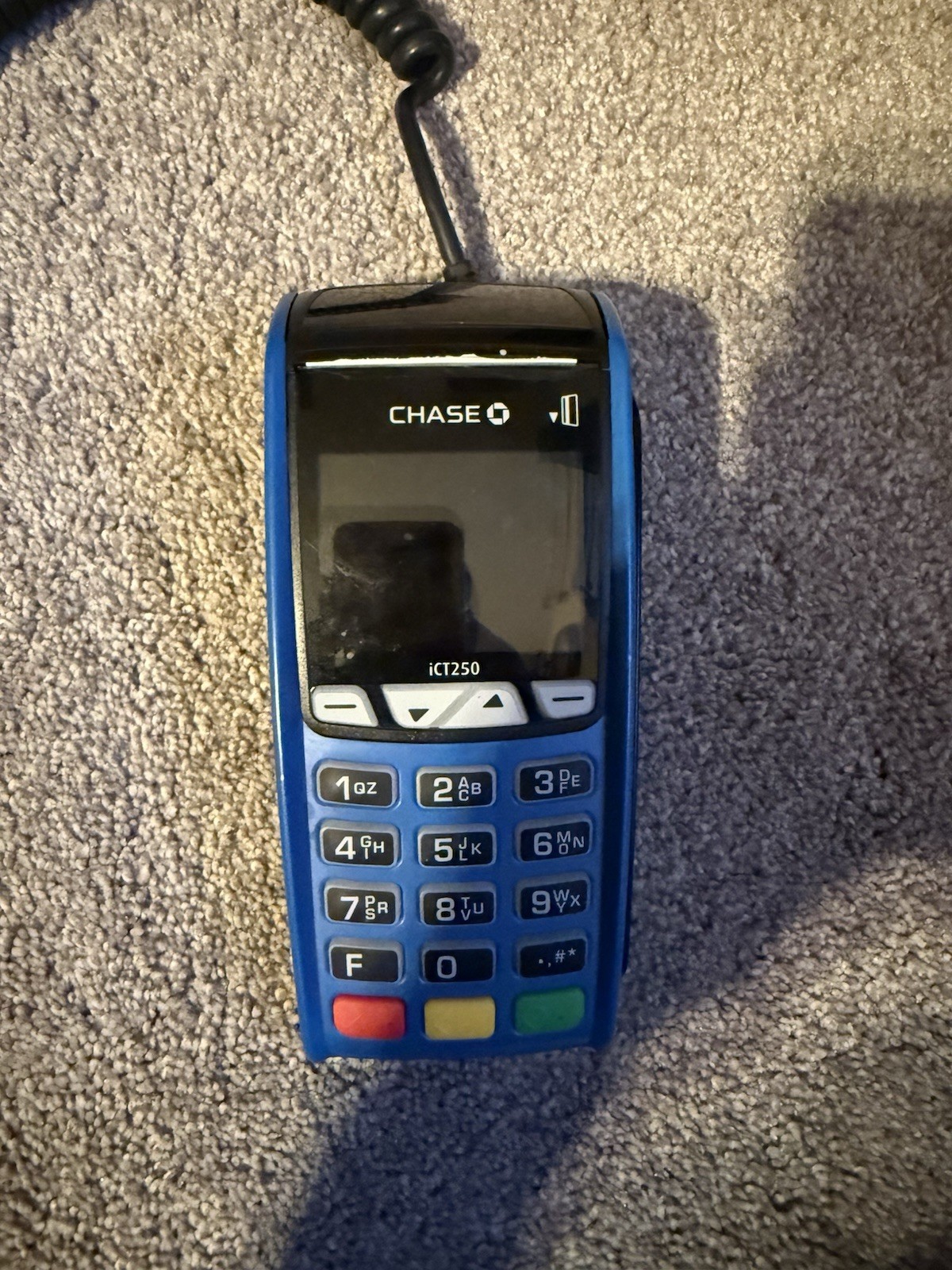 Ingenico ICT250 Credit Card Terminal Chase Bank