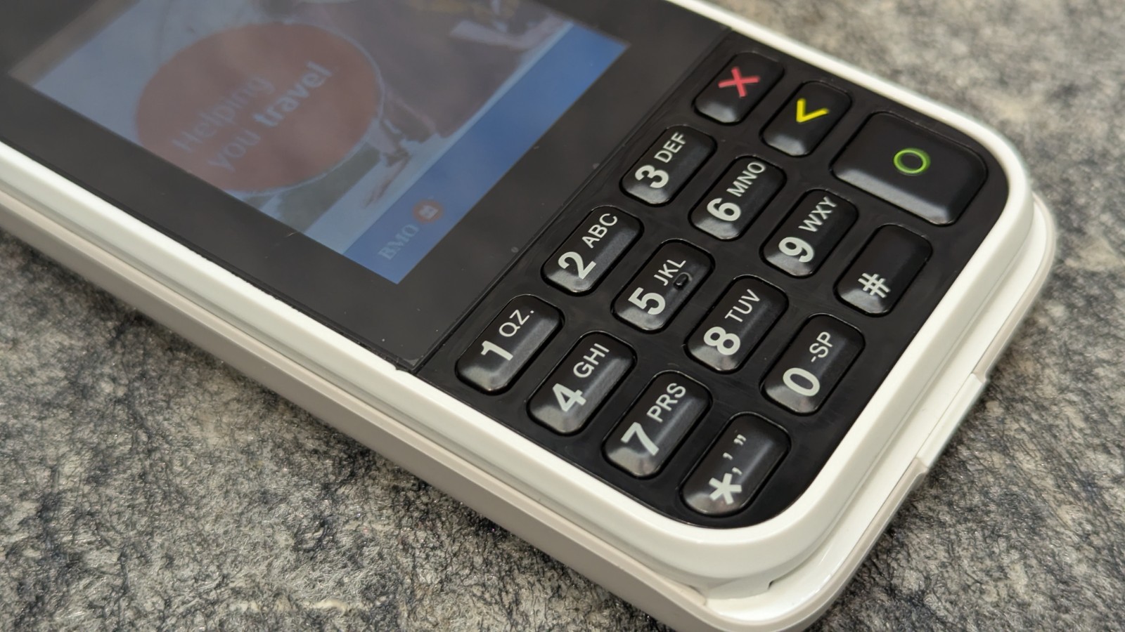 Verifone E285 M087-500-14-WWA Mobile Payment Device Wi-Fi/BT 512MB