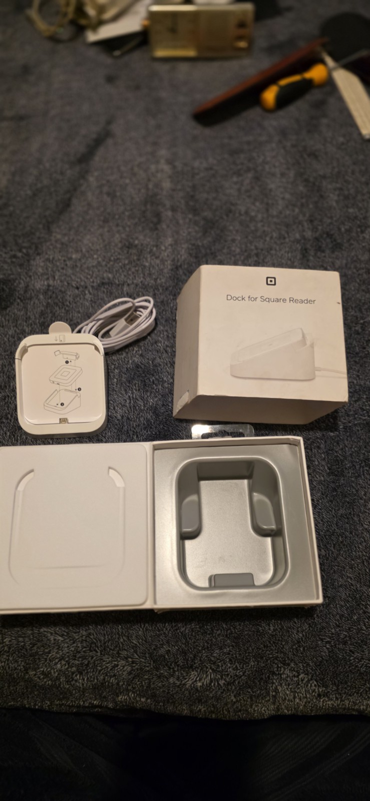 Square Dock Stand Contactless & Chip Reader 1st Gen Micro USB Stand A-SKU-0120