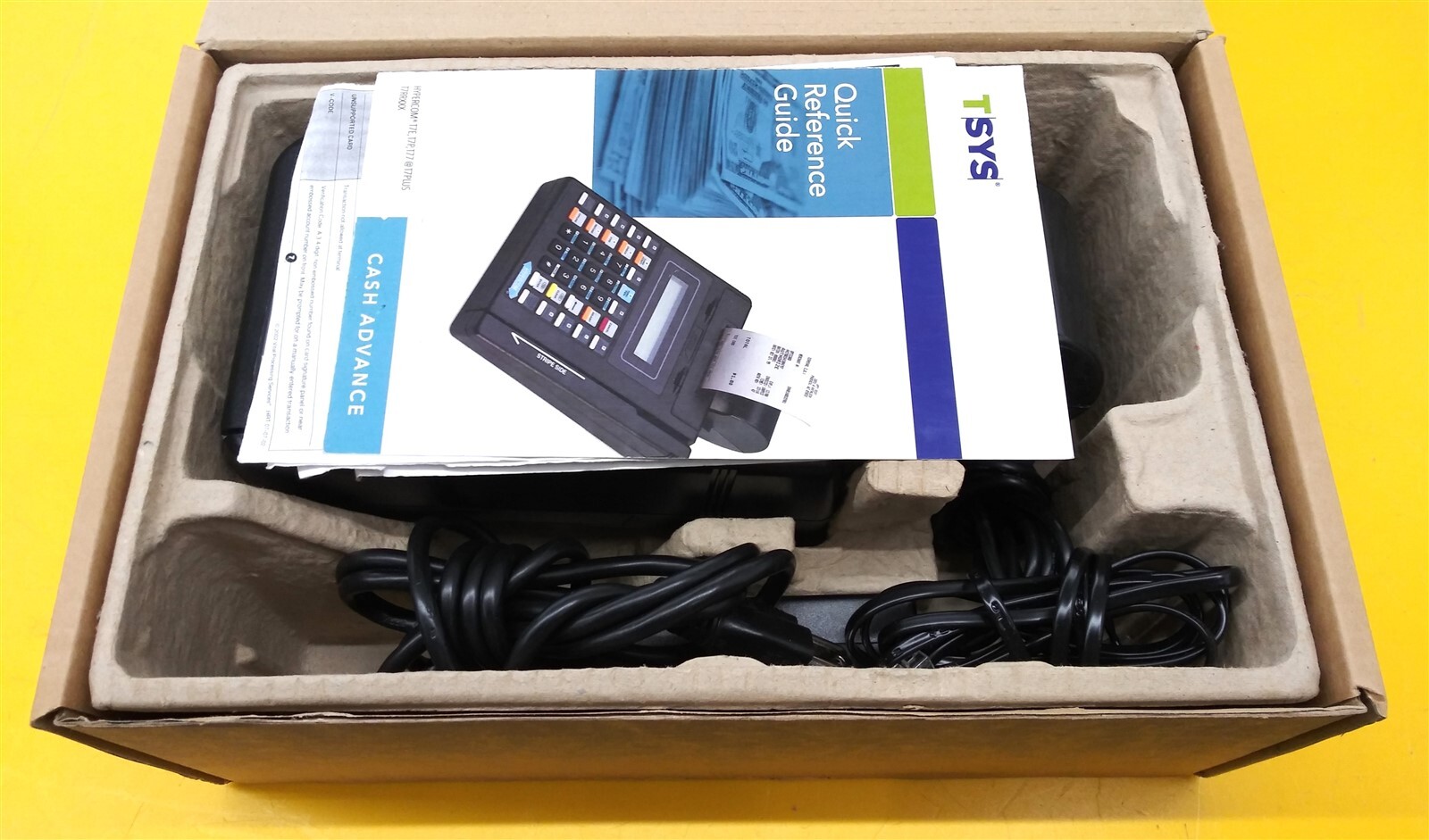 ⭐️⭐️⭐️⭐️⭐️ Hypercom T7 Plus Credit Card Reader Terminal Built-In Printer