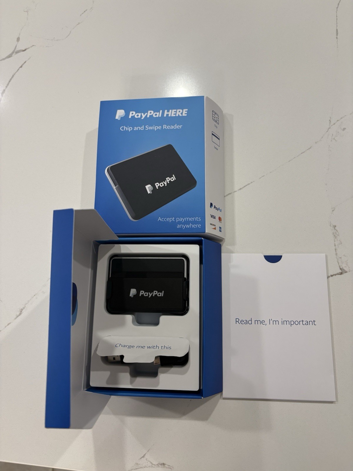 PayPal PCSUSDCRT Chip and Swipe Reader – Black