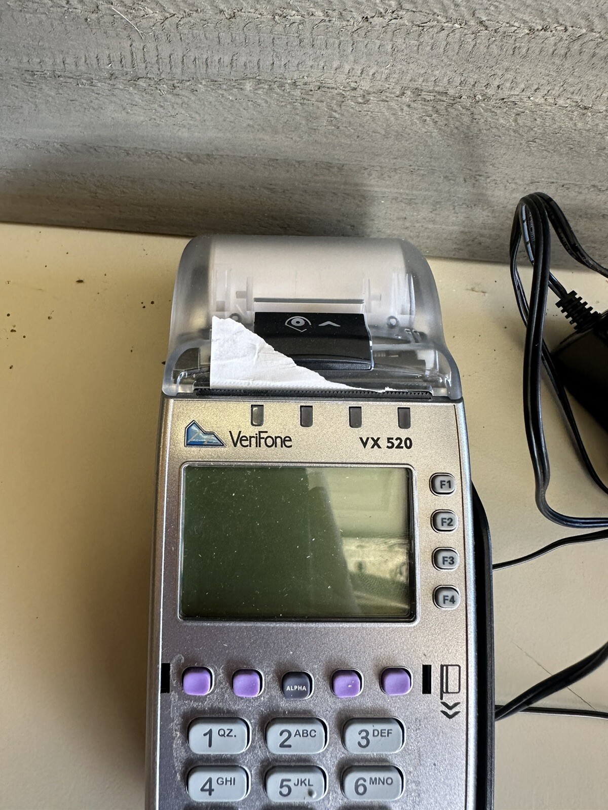 Verifone VX520 Credit Card POS Terminal DIAL/ETH/CTLS/EMV Chip Reader-OPEN BACK