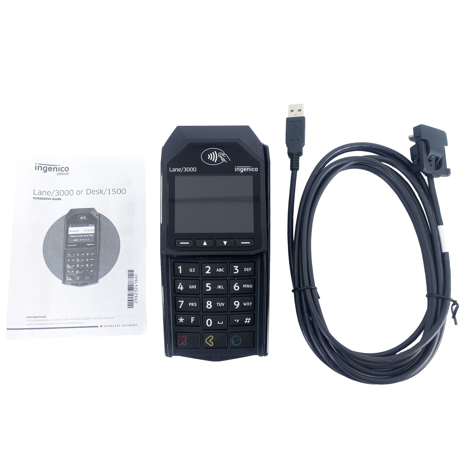 Ingenico Lane/3000 Credit Card Machine Terminal
