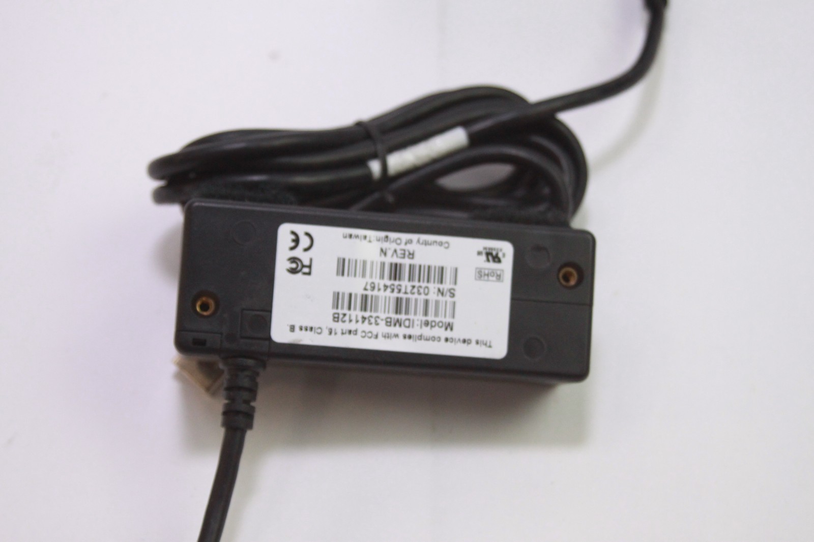 Lot of 2 ID Tech IDMB-334112B USB Magnetic Strip Readers – Black