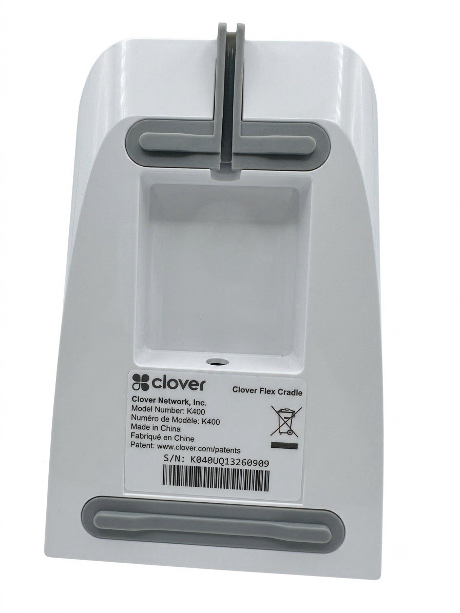 Clover Flex 3 Handheld POS Terminal with K400 Cradle – Merchant Locked / Parts