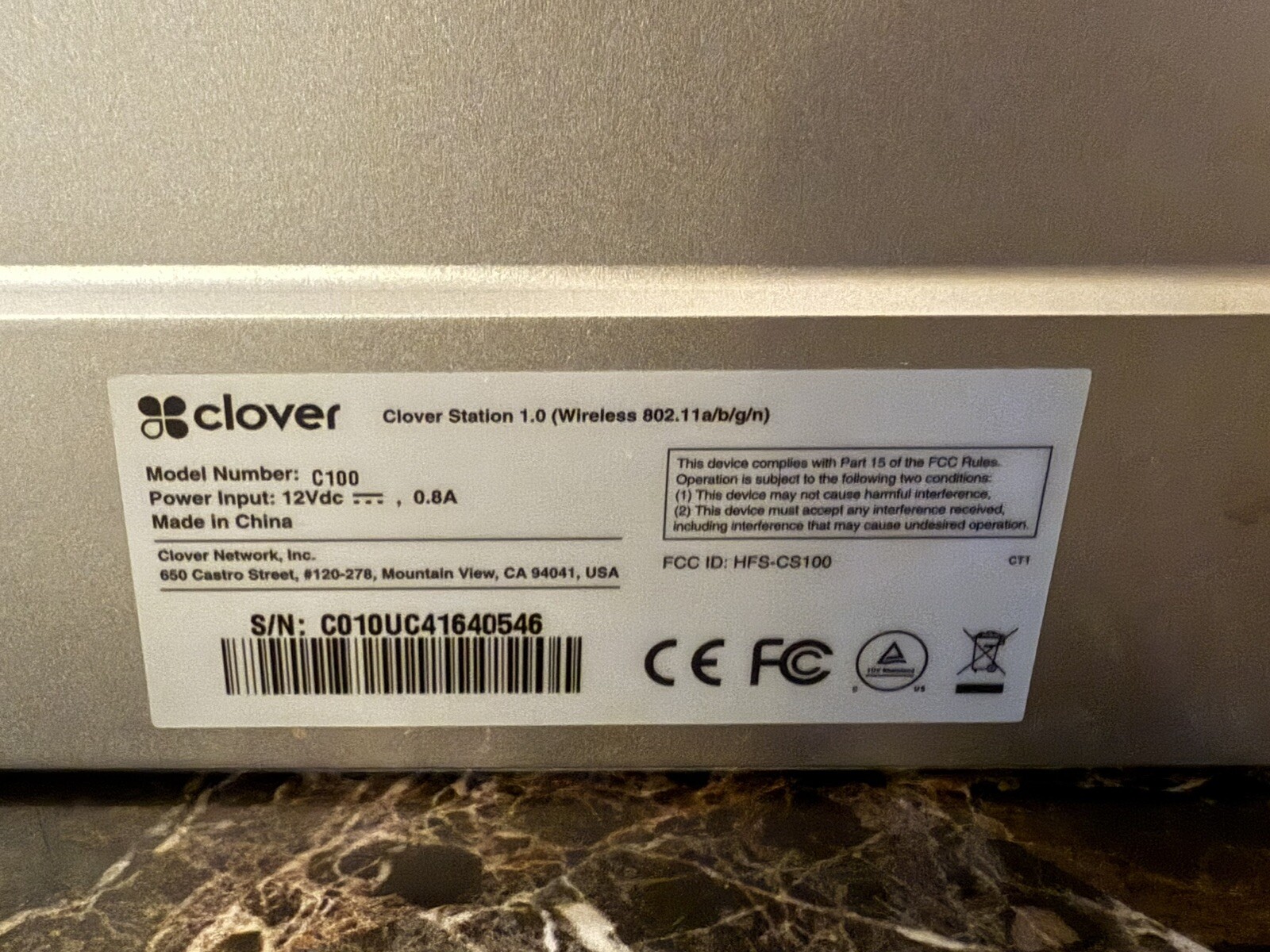 Used Clover C100 Plus P100