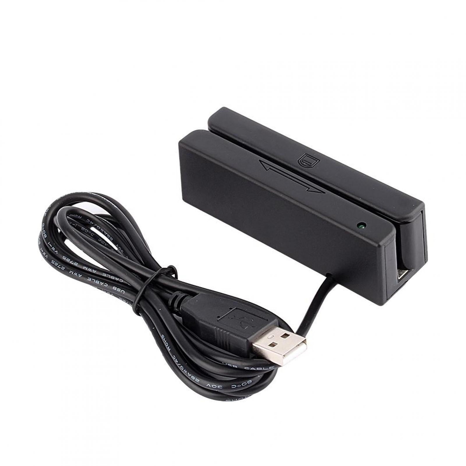 Card Reader USB 3 Tracks Smart Card Reader MSR90 Swipe Magnetic Stripe