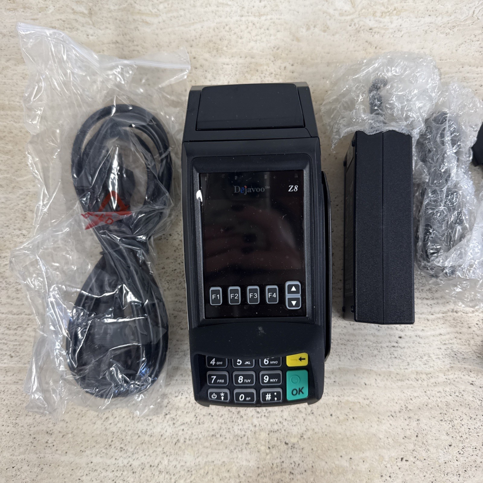 Dejavoo Z8 VEGA3000 WiFiMagnetic POS Credit Debit Card Terminal RJ11 Cables