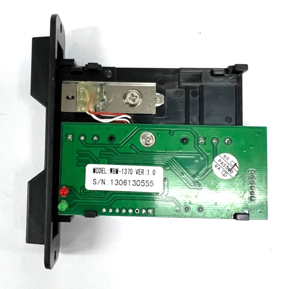 GAMING MACHINE HALF INSERT MAGNETIC CARD READER WBM-1370 W/CABLE LOT OF 2