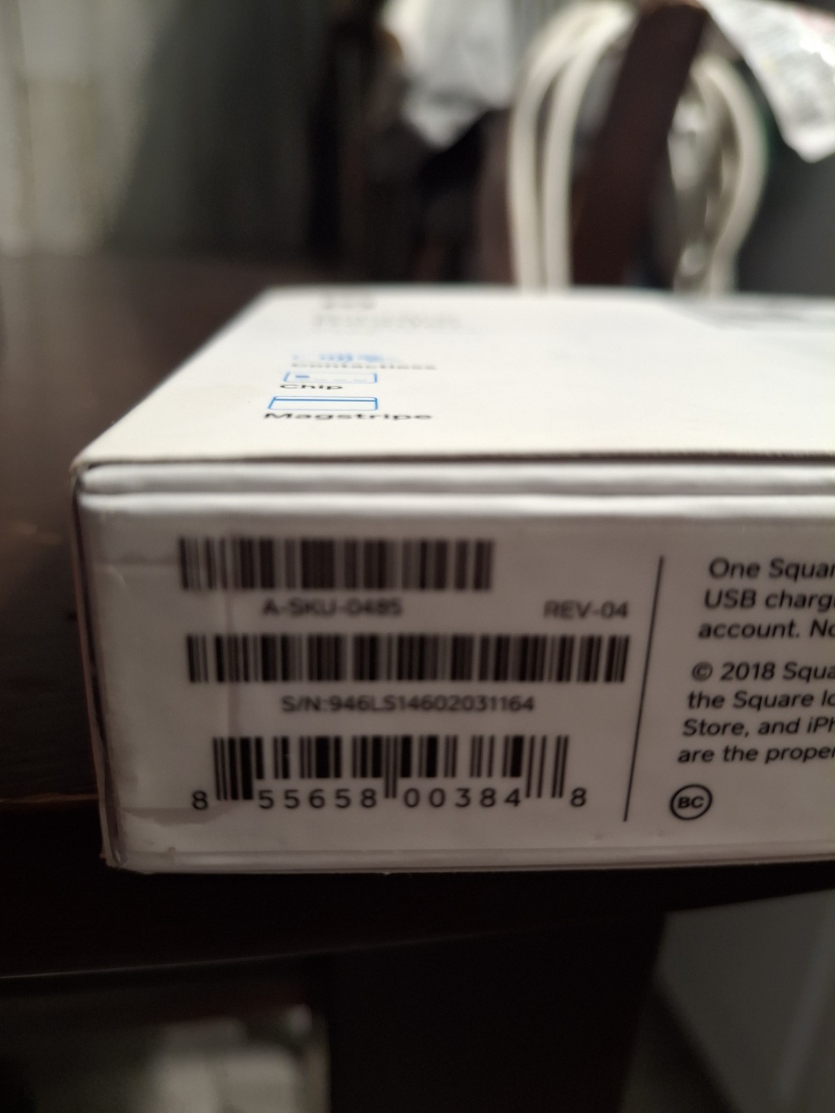 1st Gen Square Contactless Chip Credit Card Reader – A-SKU-0485 – New Sealed