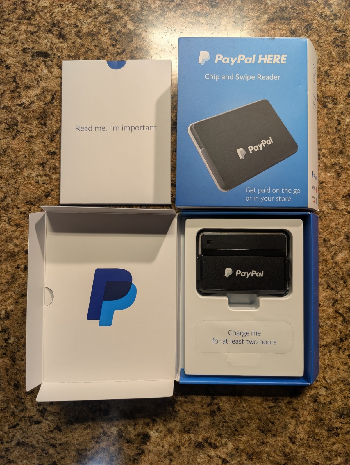 PayPal PCSUSDCRT Chip and Swipe Reader – Black