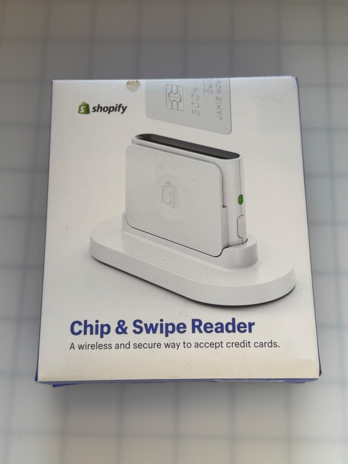 Shopify Chip and Swipe Credit Card Reader White Model S1701 New in Box