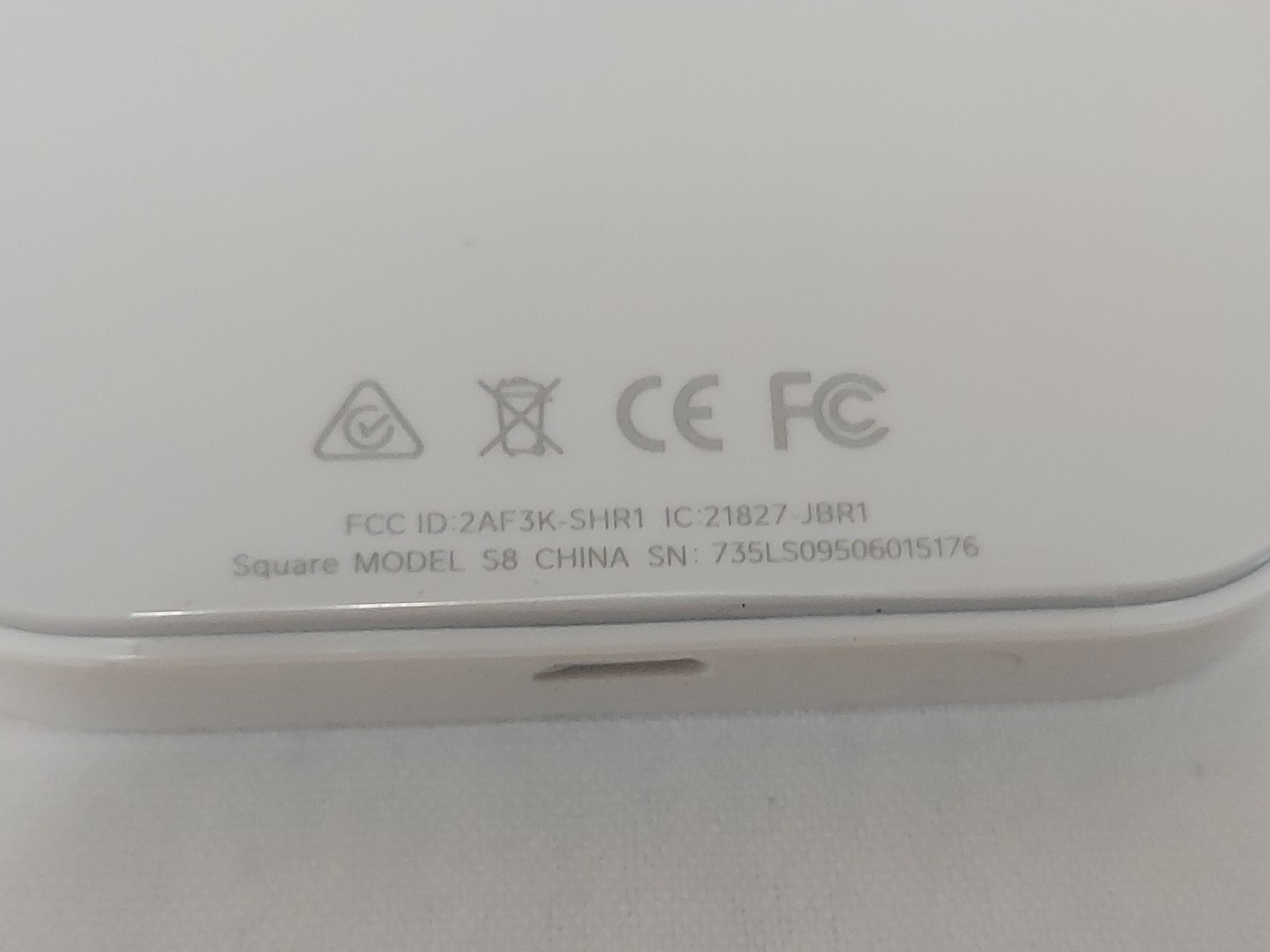 Square Credit Card Reader Contactless Payment Terminal MPN S8 Model S8 EUC LN