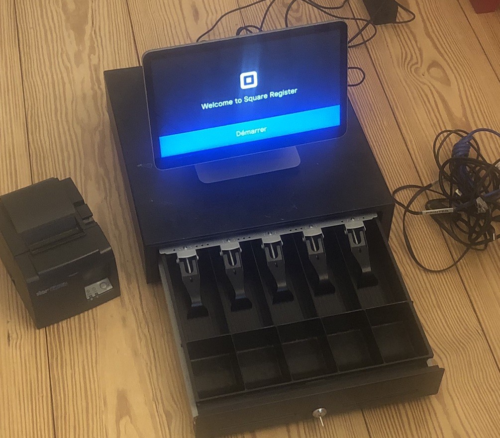 Square Register POS System – Cash Drawer, Printer Included #1