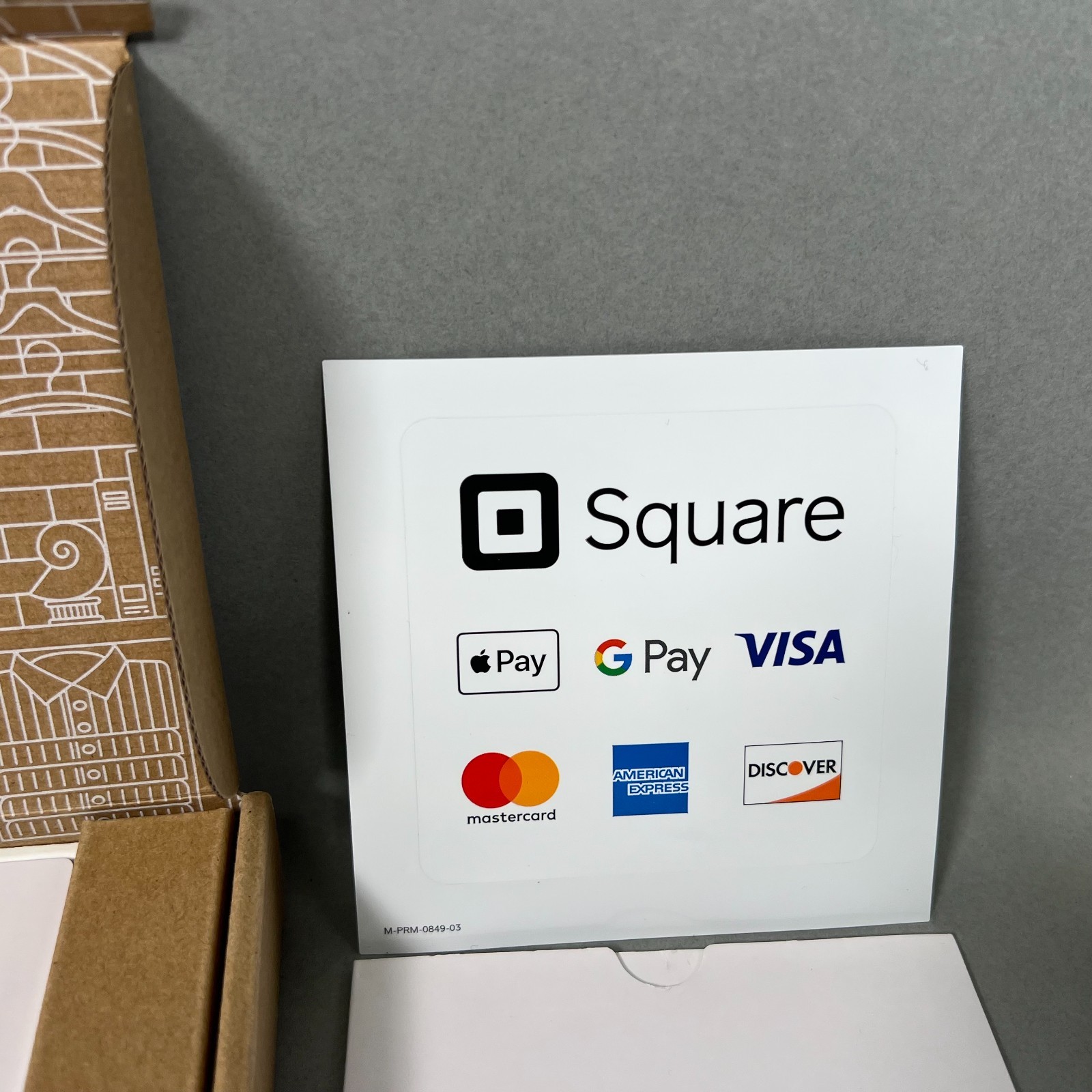 Square S8-1 Contactless Credit Card and Chip Reader (Rev 2) White, No Cable