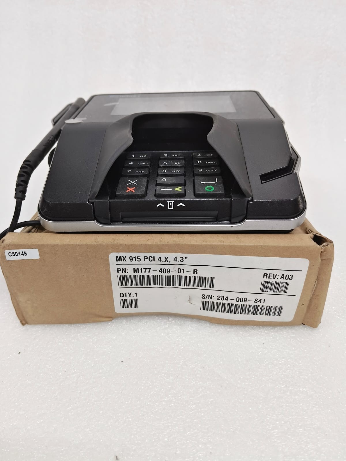 Verifone MX 915 PCI 4.x PIN Pad 4.3″ Color Display | M177-409-01-R POS Terminal