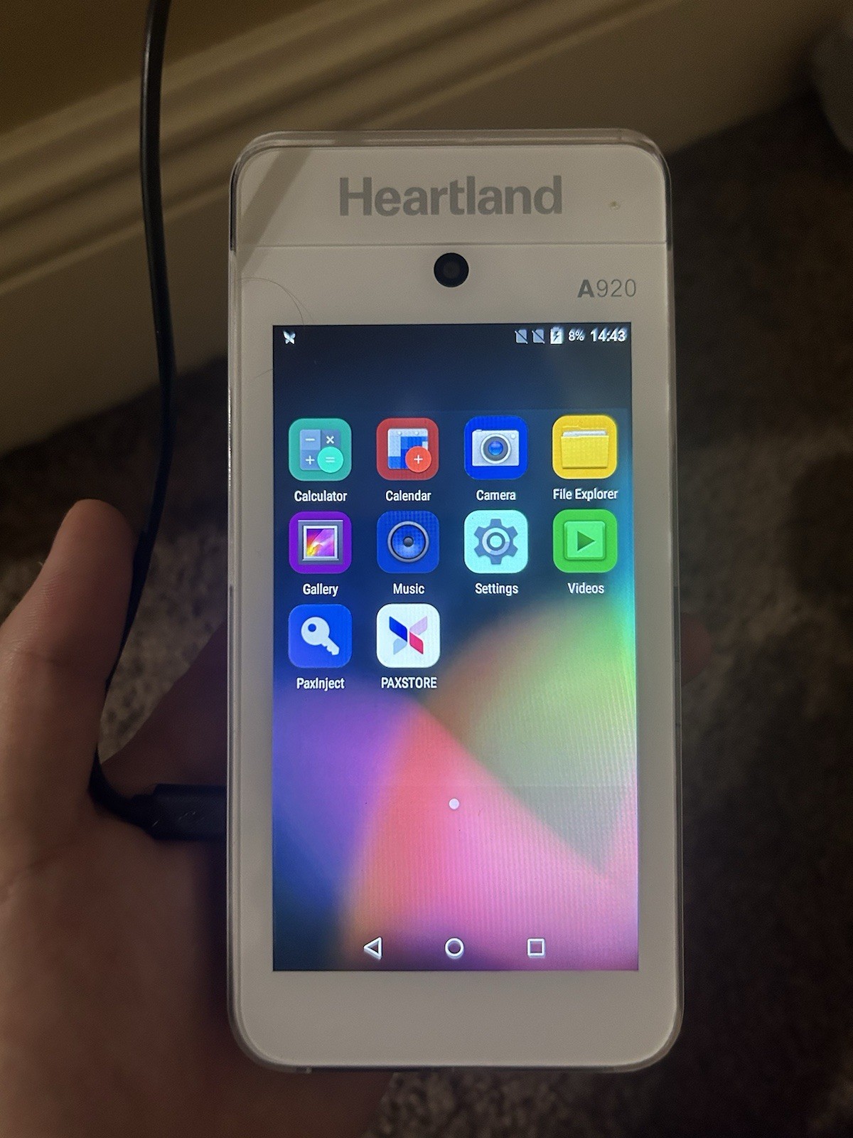 PAX A920 Smart Mobile Tablet Terminal Heartland POS