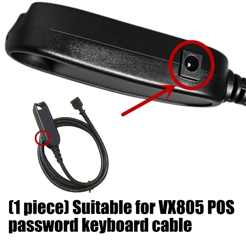 Secure Data Transmission Cable for VeriFone VX805 POS PIN Pad 2M PVC