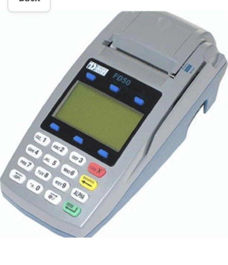 credit card terminals reader/ First Data Brand /model FD-50